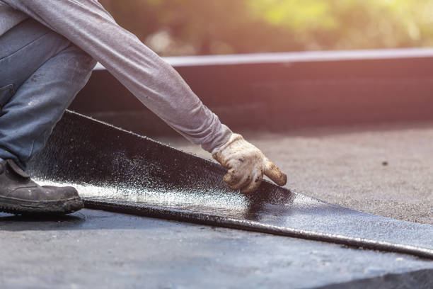 Professional Exterior Waterproofing technician working in Custer, WI